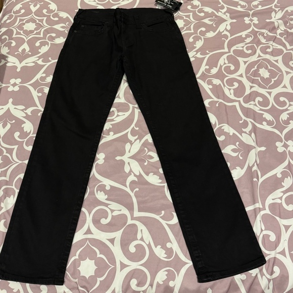 Men’s True Religion Black Straight Jeans - Picture 3 of 4